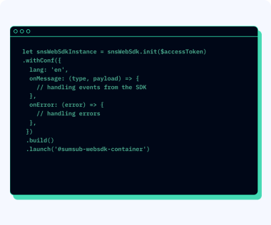 Web 和移动 SDK